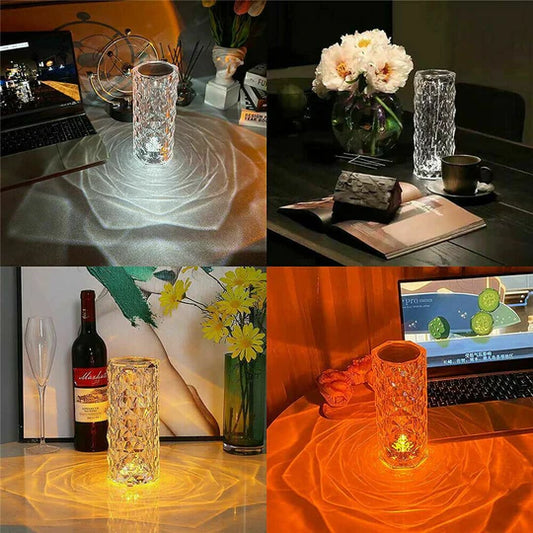 BLOOM™ CRYSTAL LAMPARA LED RECARGABLE USB